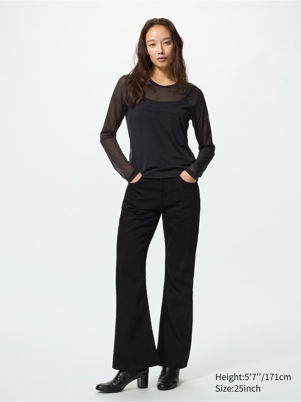 Black Bootcut Jeans